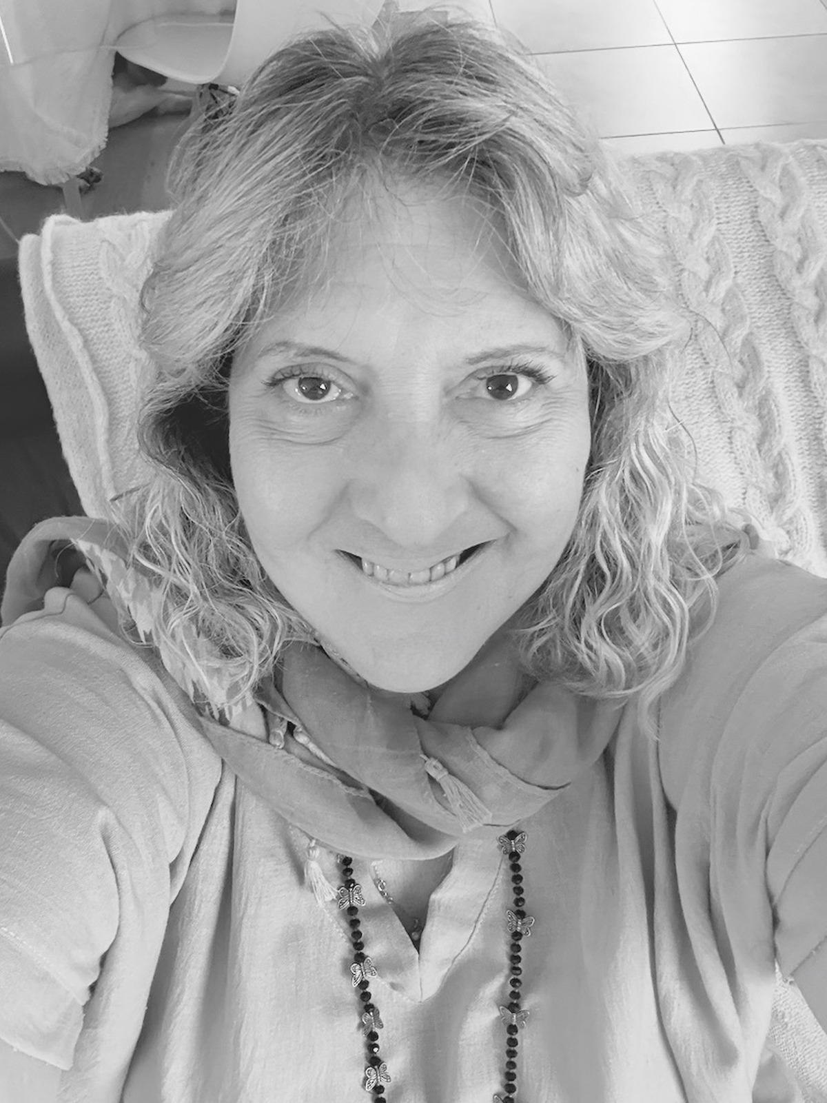 Retrato sonriente de Graciela Scarlatto